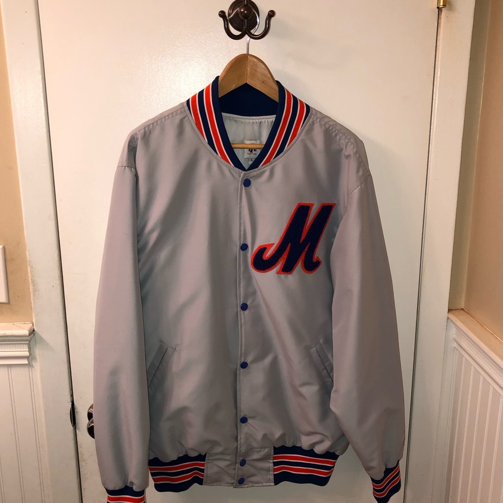 NY METS 7 LINE ARMY JACKET